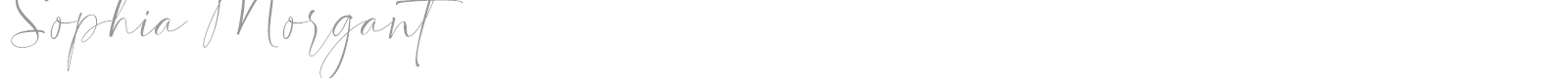 Sophia Morgant font preview